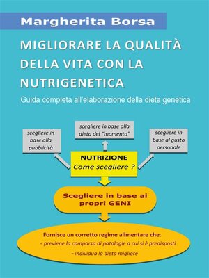 cover image of Migliorare la qualità della vita con la nutrigenetica